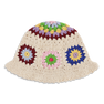 Federica Bohemian Hat – hæklet sommerhat med farverige detaljer fra SUI AVA.