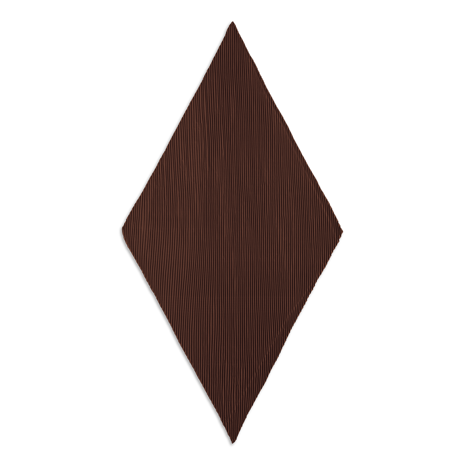 Crepped Scarf – brunt tørklæde med crepet tekstur fra SUI AVA.