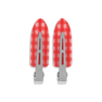 Checkered Clips – sæt med 2 røde ternede hårspænder fra SUI AVA.