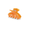 Helle Valeria Mini – lille orange hårklemme med et legende look.