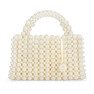 Handmade Pearl Bag – håndlavet hvid perletaske med elegant og tidløst design.