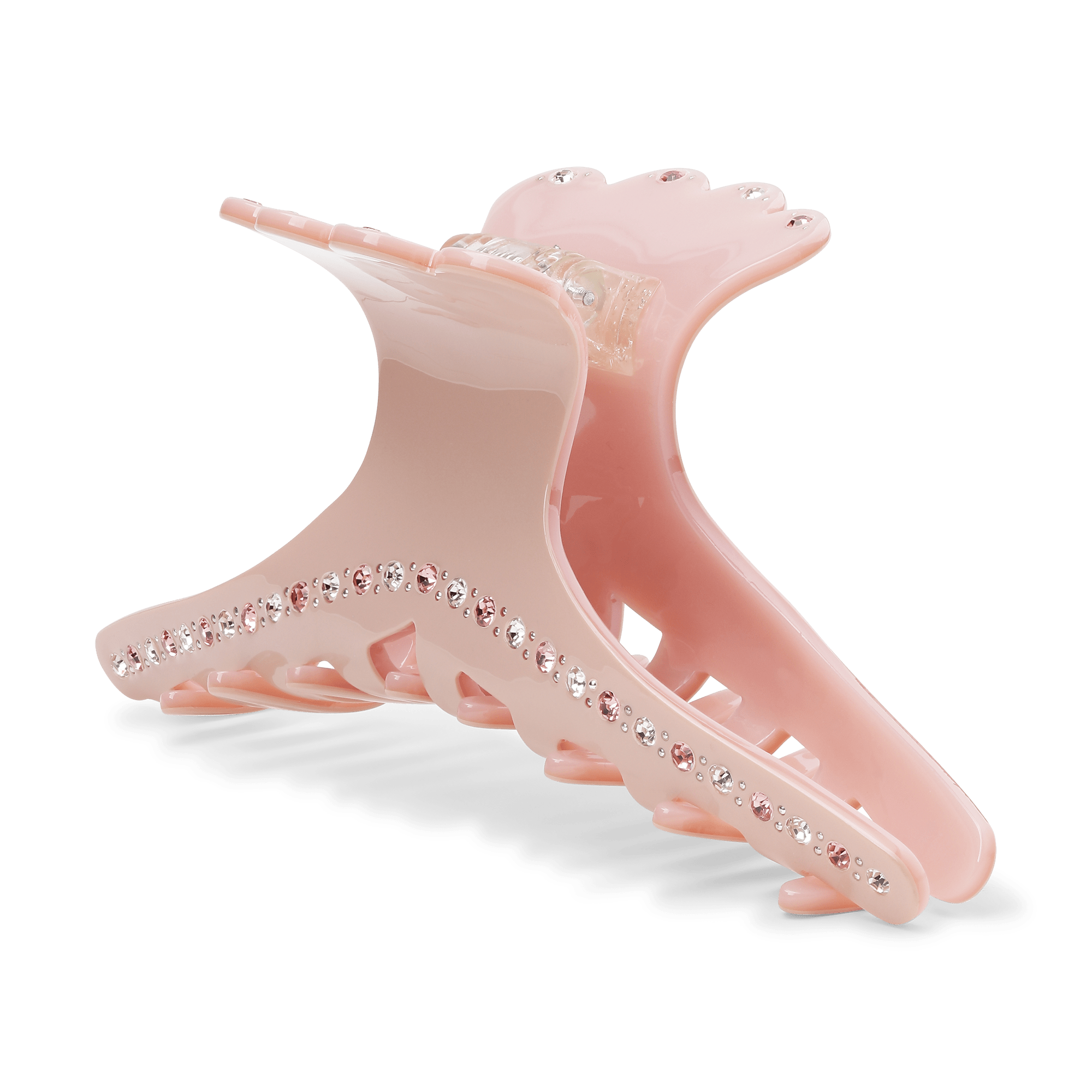 Rosa hårklemme med glimmer – Helen Harvest Clip Biggest til langt og kraftigt hår