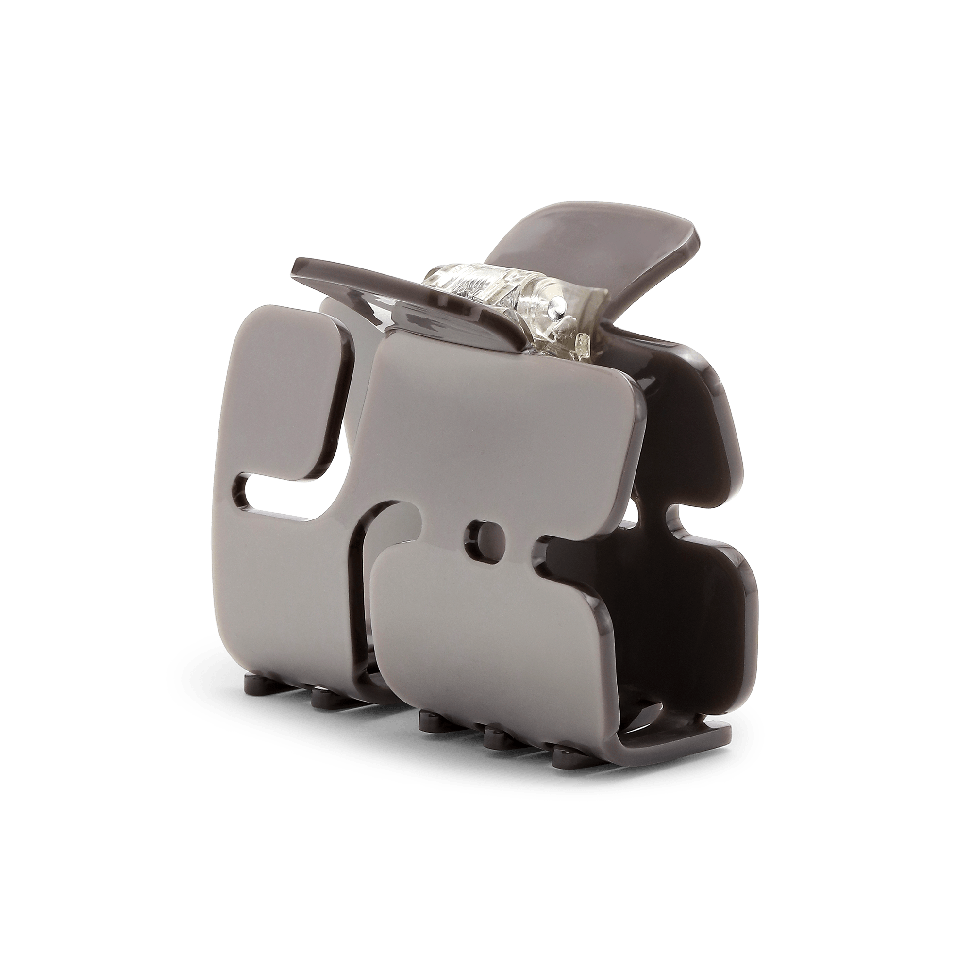 Grå hårklemme med SUI AVA’s ikoniske design – SA Icon Big