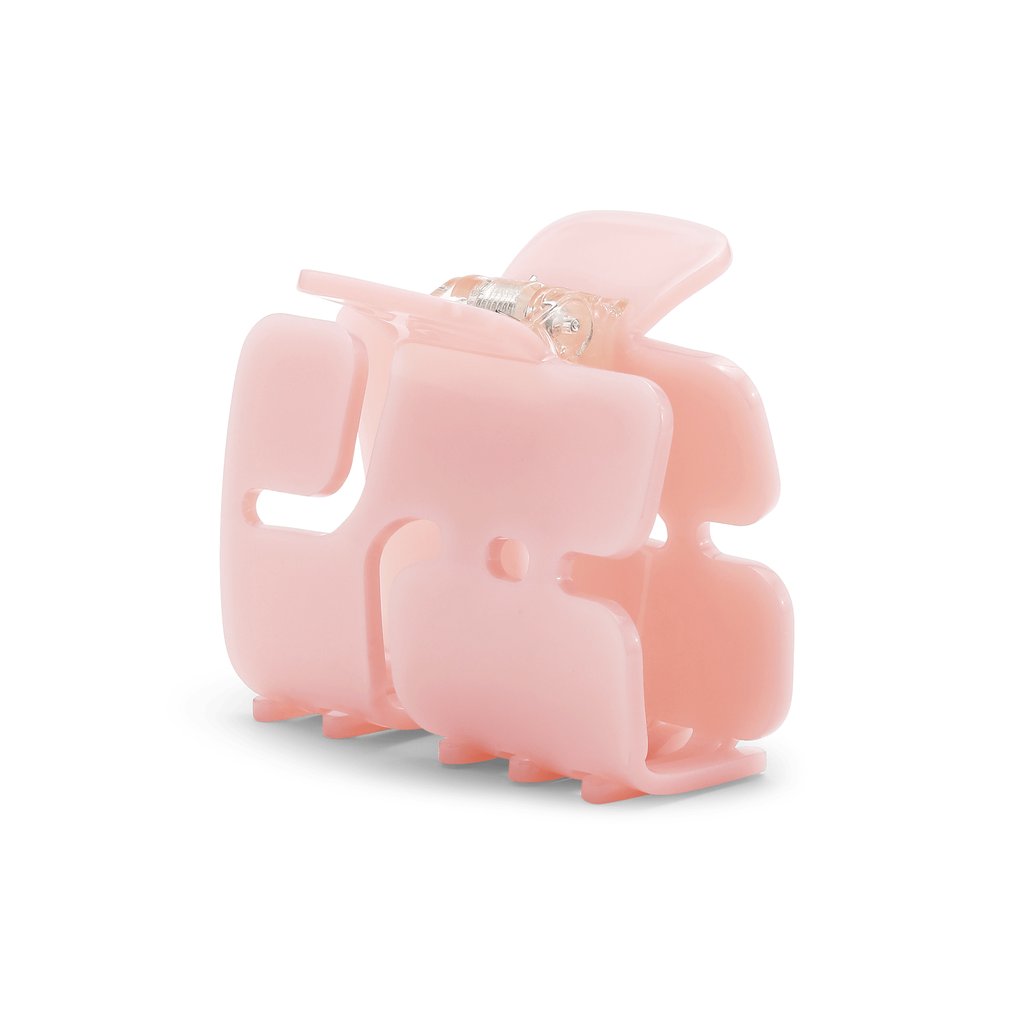 Lyserød hårklemme med ikonisk grafisk design – SA Icon Big fra SUI AVA