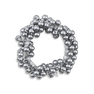 Hårelastik med sølvgrå perler fra SUI AVA – Classic Pearl Elastic.
