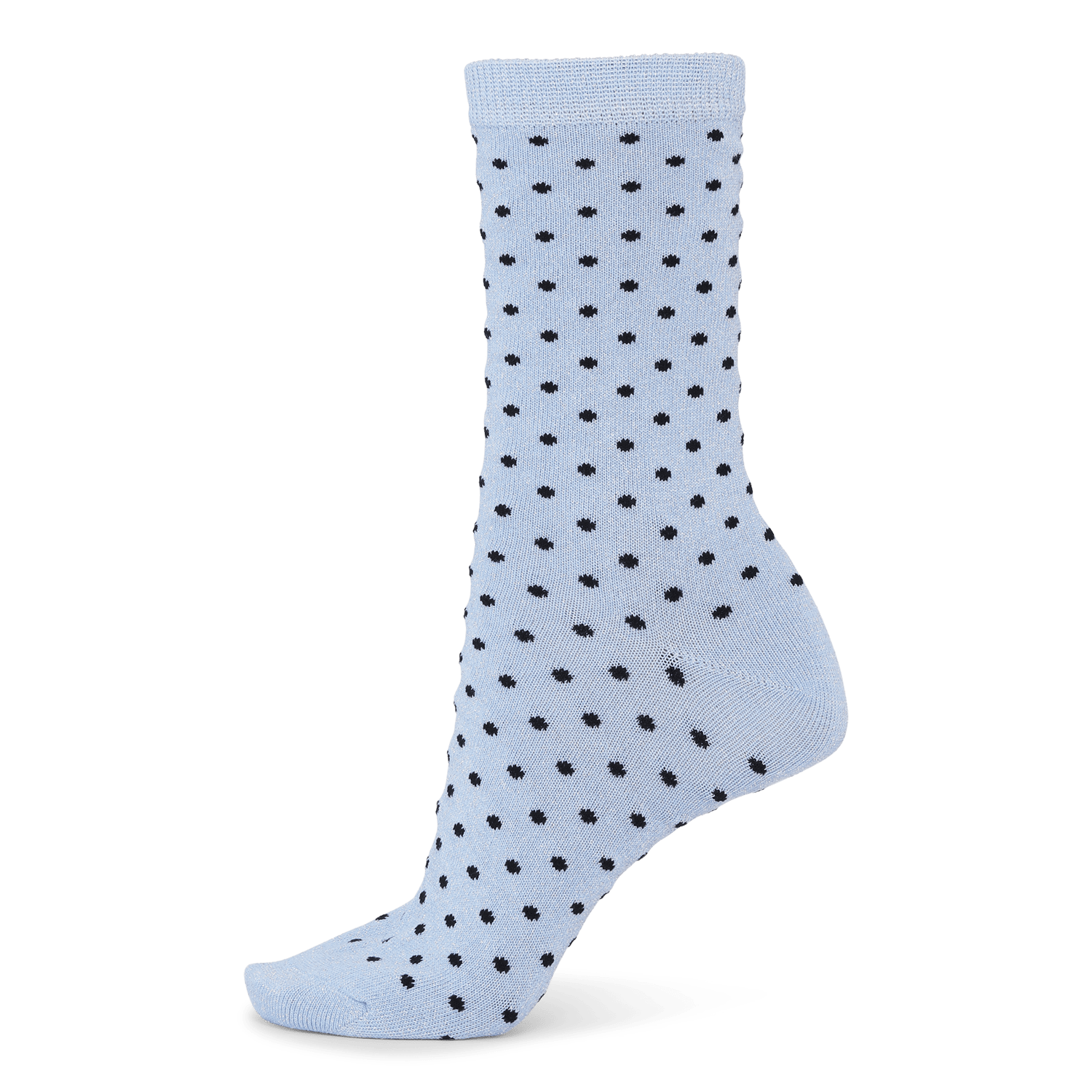 Lyseblå sokker med sorte prikker fra SUI AVA – Peppermint Pop Socks