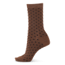 Brune sokker med sorte prikker – Peppermint Pop Socks fra SUI AVA