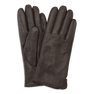 SUI AVA Classic Leather Gloves – brune læderhandsker i klassisk, elegant design.