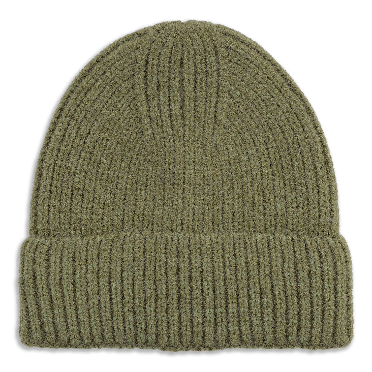 Olivegrøn ribstrikket hue – Nico Beanie