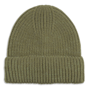 Olivegrøn ribstrikket hue – Nico Beanie