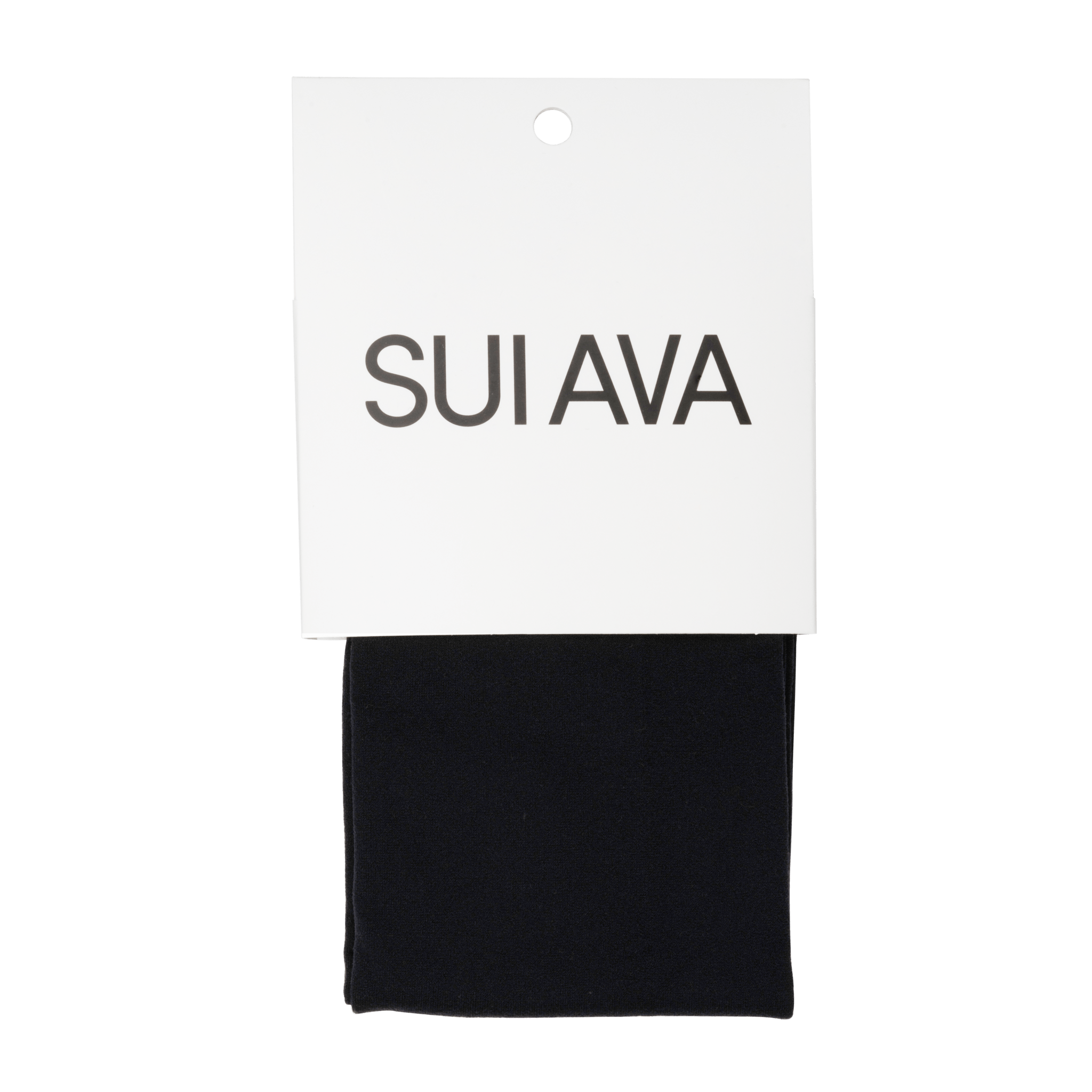 Sorte Upbeat Recycled Tights fra SUI AVA – strømpebukser i genanvendt materiale.