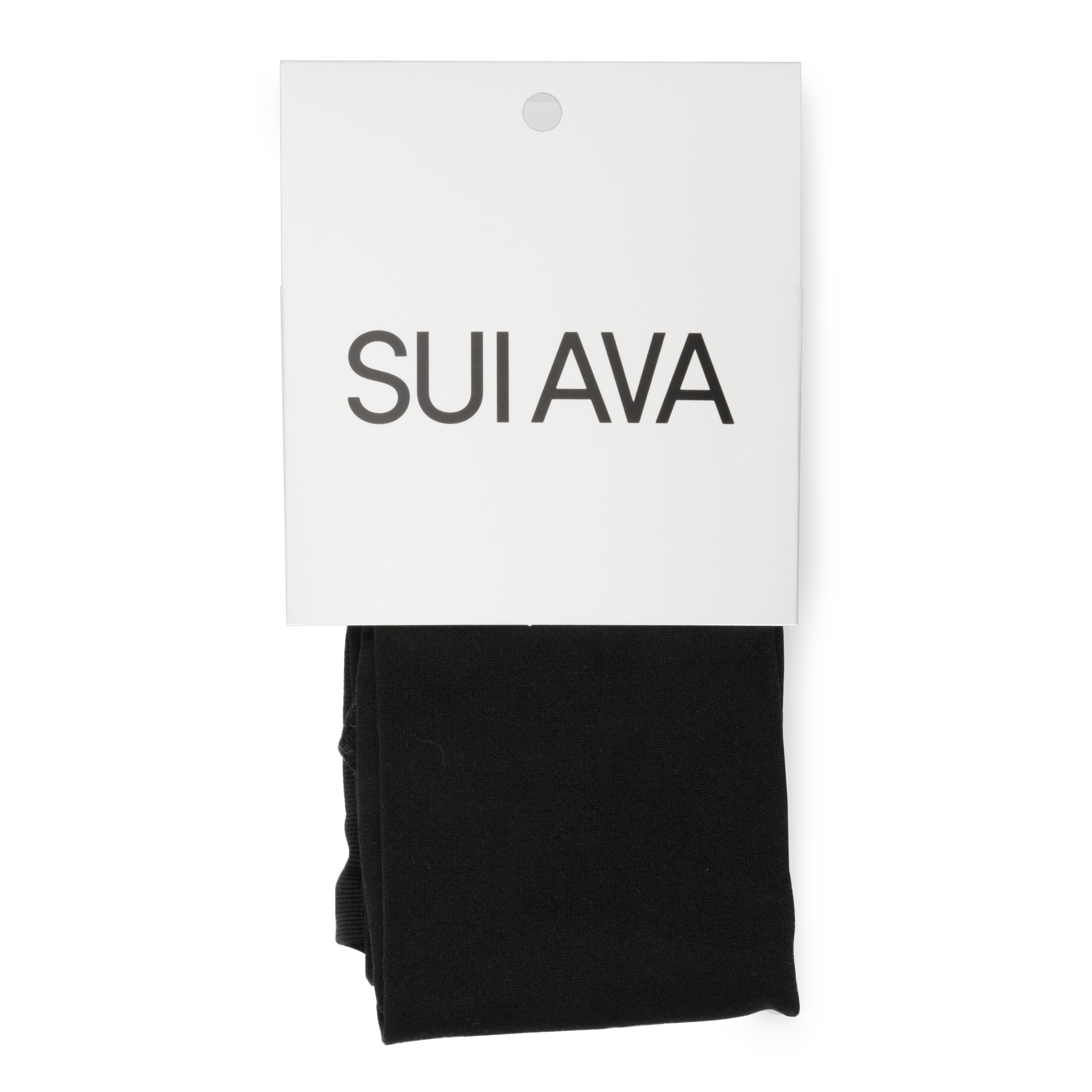 Sorte Satisfying Micro Tights fra SUI AVA – 60 denier strømpebukser med 3D-struktur