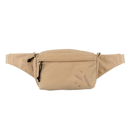 Festival Bumbag i sandfarve – smart og praktisk bæltetaske med justerbar rem.
