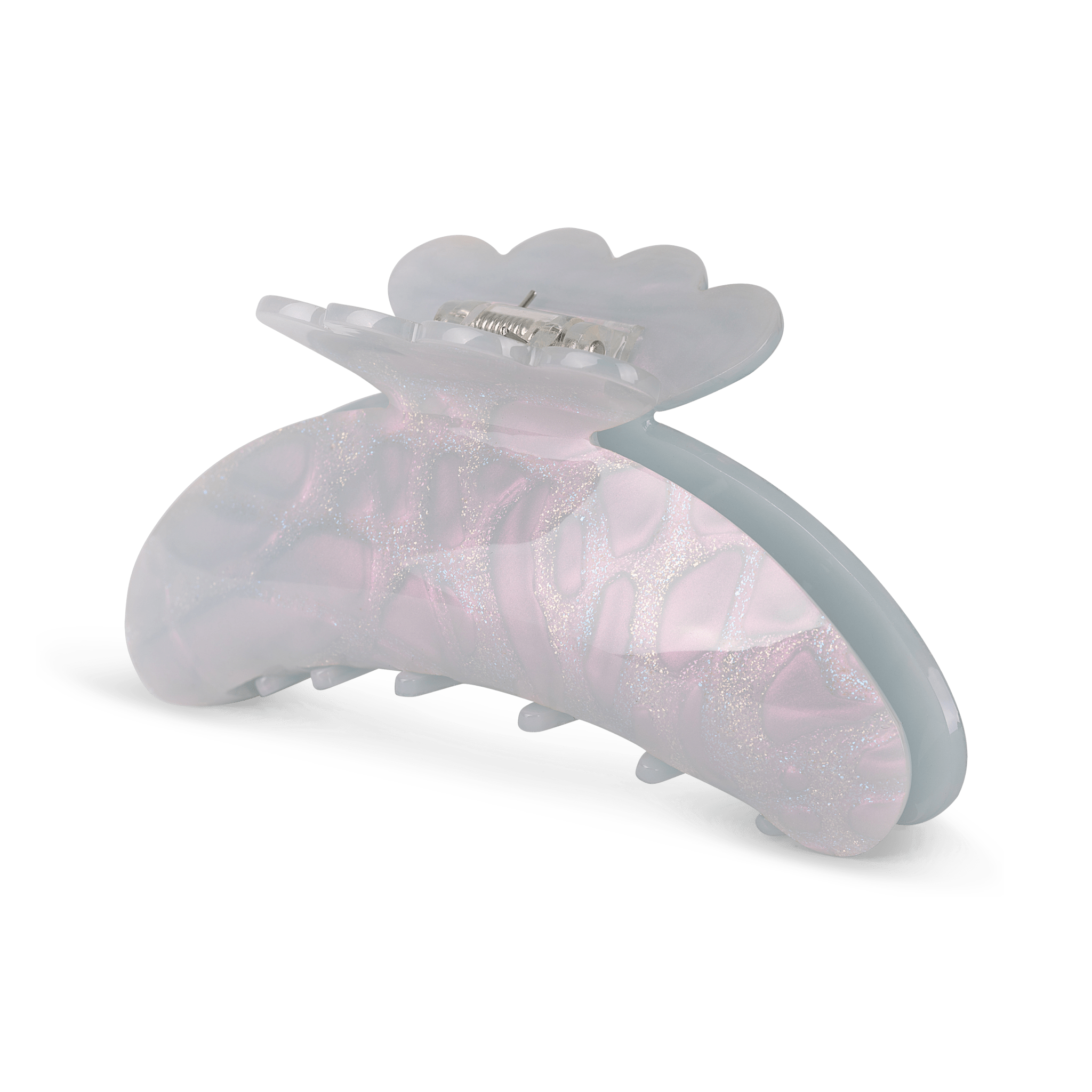 Helle Fancy Big hårklemme i lyseblå – stor hårklemme med klassisk design, perfekt til langt eller kraftigt hår.