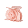 Stor lyserød hårklemme formet som en rose – Rosie Big fra SUI AVA