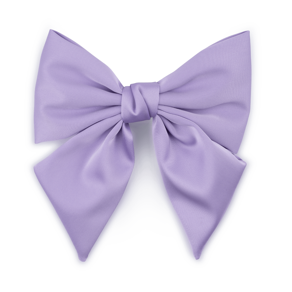 Smooth Bow i lilla fra SUI AVA – stor hårsløjfe med blødt og elegant udtryk