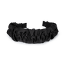 Sort rynket hårbøjle i stof – Moon Dust Headband