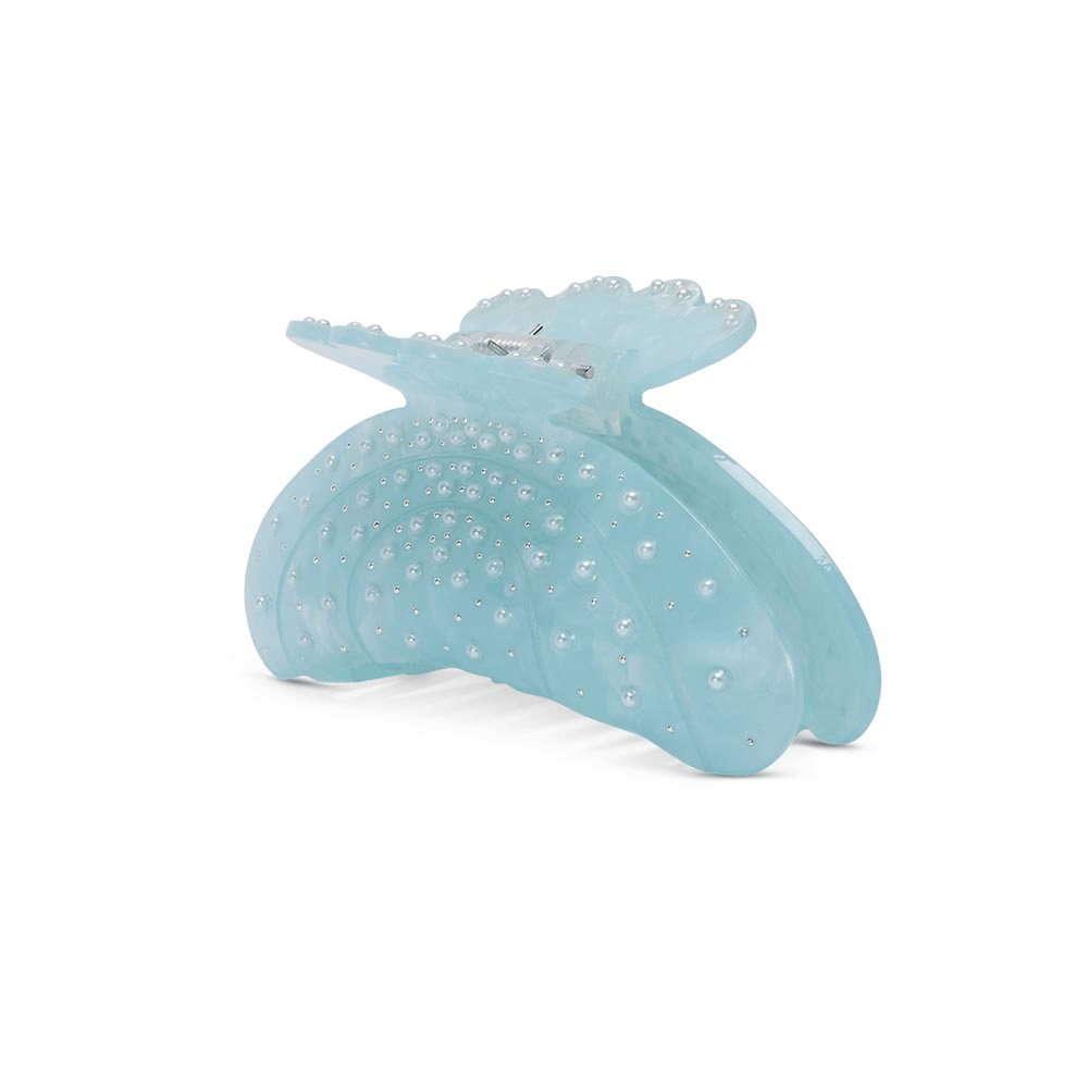 Lyseblå hårklemme med perler fra SUI AVA