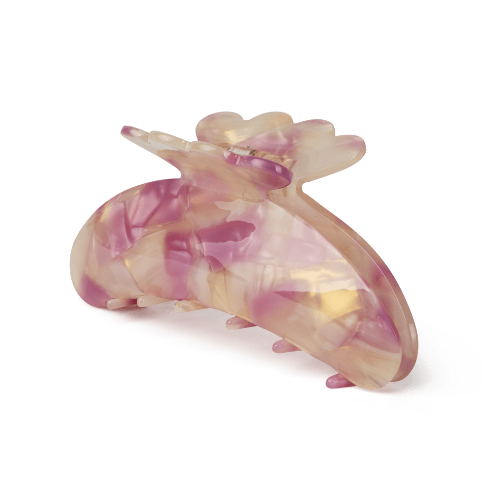 Helle Angel Big – Stor hårklemme i lyserød med bløde nuancer.