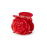Rosie Mini hårklemme i rød fra SUI AVA – roseformet klemme til små sektioner og romantiske frisurer.