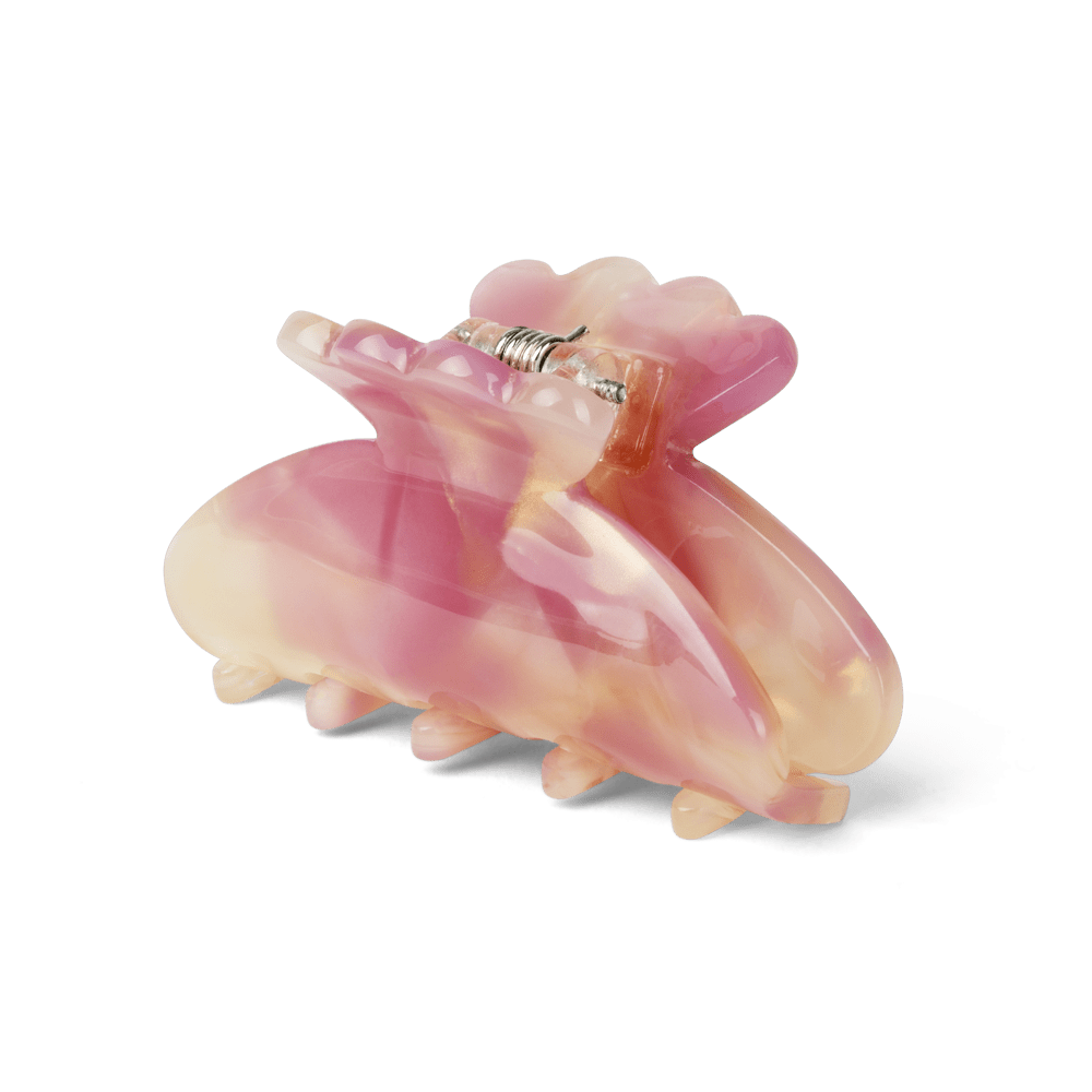 Helle Angel Mini – Lille hårklemme i lyserød med bløde nuancer