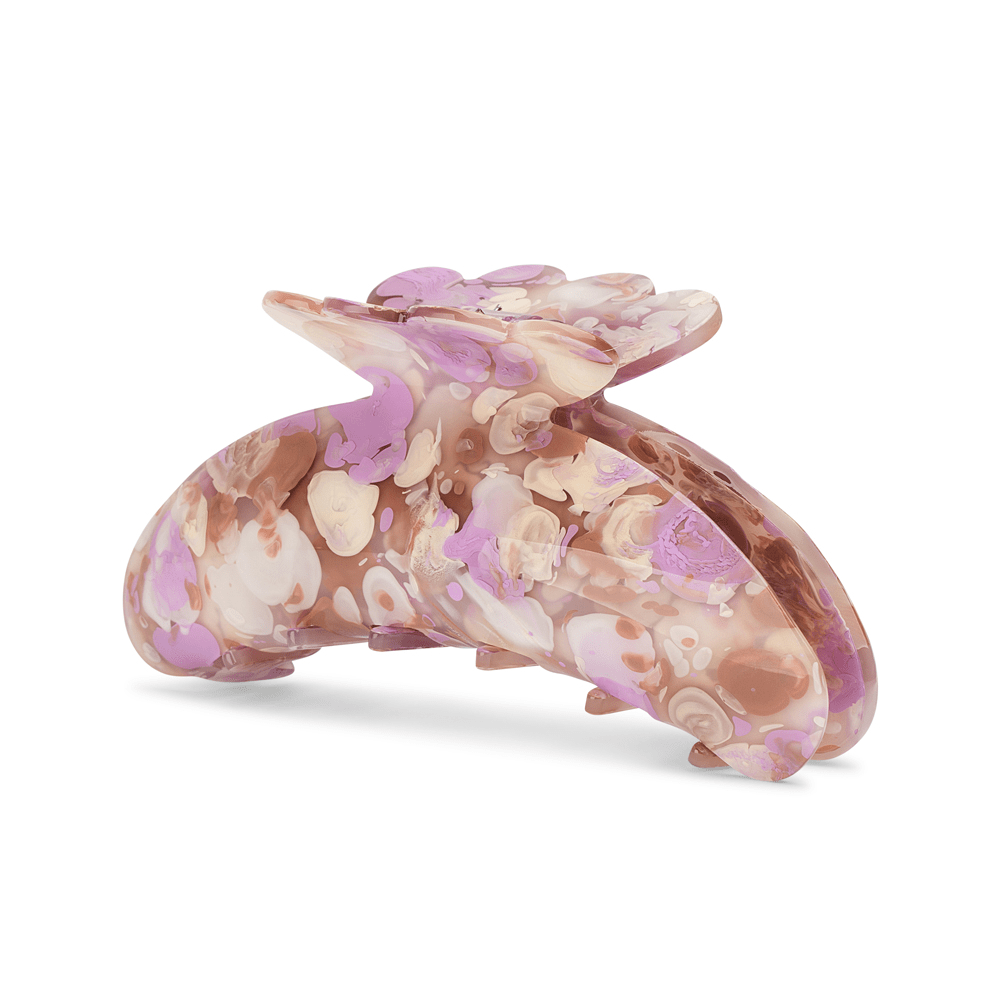 Helle Arty Big hårklemme i nuancer af lilla – stor hårklemme med et elegant mix af lilla toner, perfekt til langt eller kraftigt hår.