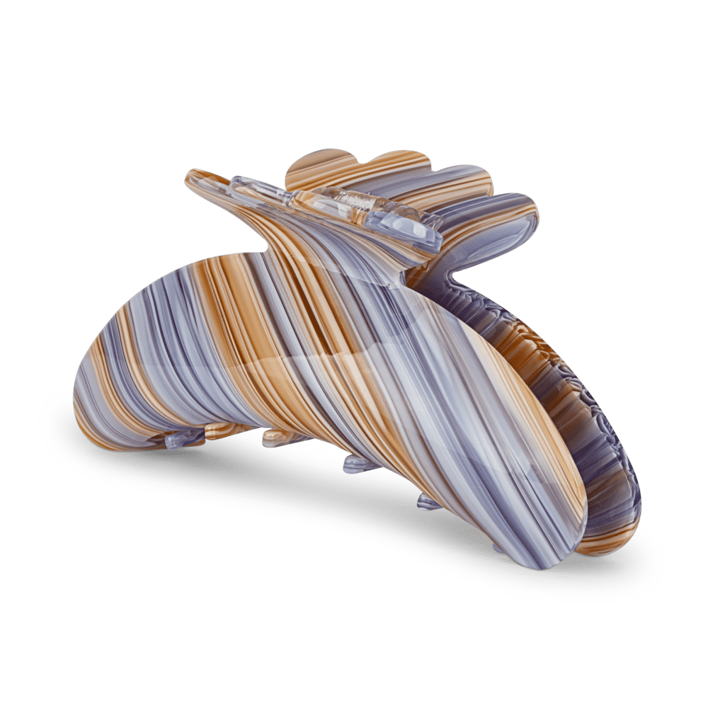 Hårklemme i efterårsfarver med stribet mønster – Helle Pretty Autumn Big fra SUI AVA