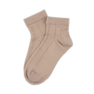 Sofie Ankle Socks – Beige ankelstrømper med strukturmønster
