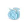 Rosie Mini hårklemme i lyseblå – lille hårklemme formet som en rose, ideel til fint hår eller små sektioner. Elegant og dekorativt design.